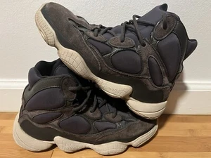 Adidas Yeezy 500 High Slate Blue Suede Mesh Men Size 8 Yeezy Rare Adidas - Picture 1 of 9