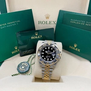Rolex UNWORN GMT-Master II 126713 Two Tone Yellow Gold 40mm Jubilee Bracelet - Picture 1 of 8