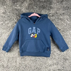 BABY GAP Disney Mickey Mouse Blue Hoodie 18-24 Months - Picture 1 of 9