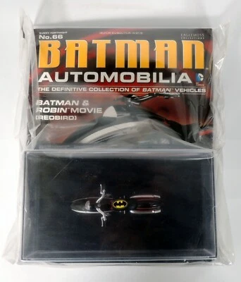 Batman and Robin Movie Redbird Bike Batman Automobilia No. 66 Eaglemoss N.I.B - Image 1 of 4