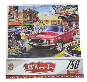 Chef-d'œuvre puzzle puzzle Daves dîner Ford Boss 429 Mustang 750 pièces affiche cadeau