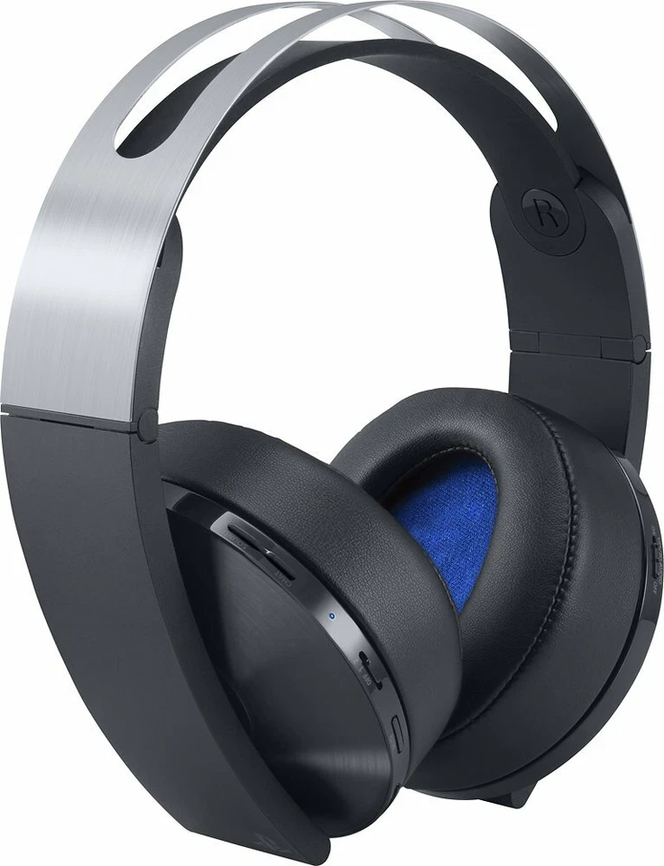 Wie Ist Defekt Broken Sony PLAYSTATION Platinum Kabelloses Headset 7.1 - Schwarz - Bild 1 von 1