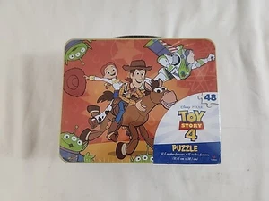 DISNEY-PIXAR Toy Story 4 Tin Lunch Box with 48-piece Puzzle NWT SEALED - Picture 1 of 2