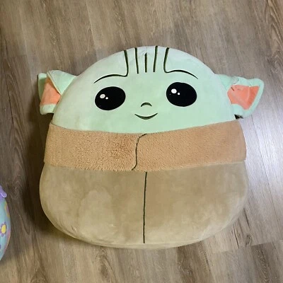 Squishmallow Star Wars 20" XL The Child Baby Yoda Grogu Mandalorian Jumbo Plush - Image 1 of 4