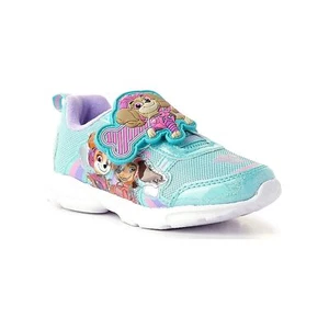 Paw Patrol Toddler Girls Teal Slip-on Lightweight Athletic Sneakers Shoes: 7 - Picture 1 of 5