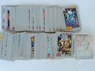 JUEGO BASE DE CARTAS COLECCIONABLES DC COMICS 1-180 + LOS 10 HOLOGRAMAS IMPUL 1991 Foto 1 de 4