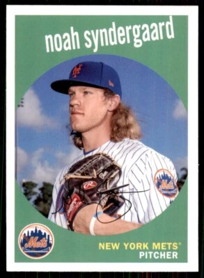 2018 Topps Archives Noah Syndergaard New York Mets #2 MLB Baseball Card - Image 1 of 2