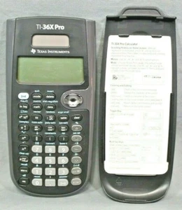 Texas Instruments TI-36X Pro Scientific Calculator Solar Power Works Tested - Picture 1 of 4