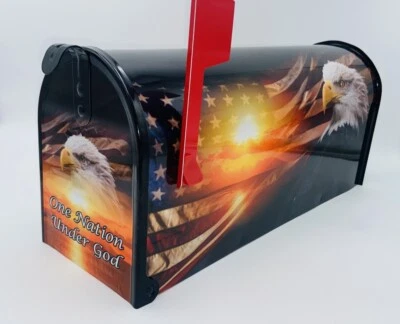 Patriotic Custom mailbox: 5 Star Reviews, Quick Delivery - Image 1 of 4