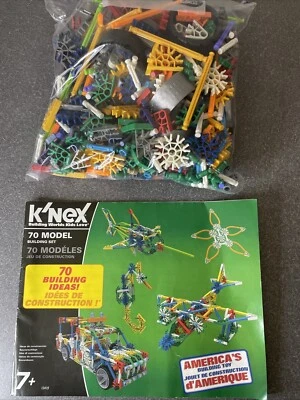 K'Nex - 70 Model Building Set 13419 With Ideas Manual Knex K'nex READ - Image 1 of 4