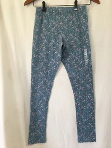 NWT Oshkosh Floral Leggings Girls Blue Flowers many sizes - Picture 1 of 4