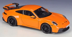 Bburago 1:24 Porsche 911 GT3 Orange Diecast Model Racing Car Vehicle NEW IN BOX - Picture 1 of 4