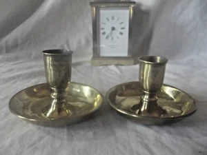 Antique Rare Brighton Bun Brass Candlesticks by William Tonks & Sons c1868 - Picture 1 of 6