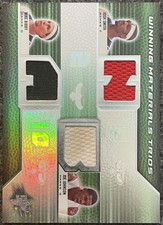 2008-09 Upper Deck SPx Winning Materials Trios WMT-BJS Smith Johnson Bibby Patch