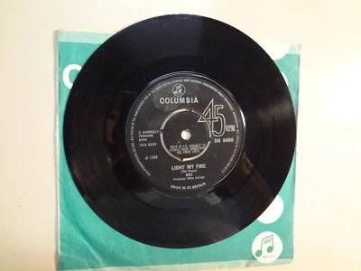 BOZ: (Boz Burrell Of King Crimson)Light My Fire-Back-U.K. 7" 68 Columbia DB 8468 Foto 1 de 2