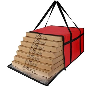 Insulated Pizza Delivery Bag for Carry Hot, 20" X 20" X 14" Carrier Warmer - Picture 1 of 2