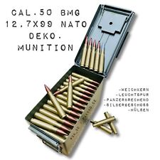 Deko Munition Cal.50 BMG 12,7x99 NATO Sniper KSK Scharfschütze Maschinengewehr