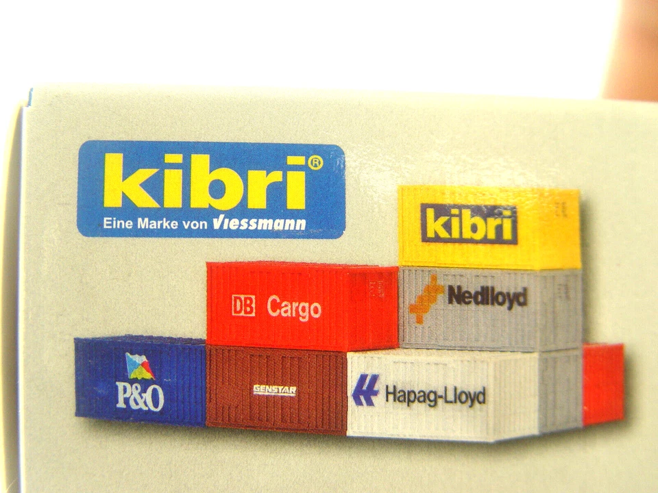 6 Stck. Container - Kibri  HO Bausatz  1:87   -    10924   #E - Bild 1 von 1