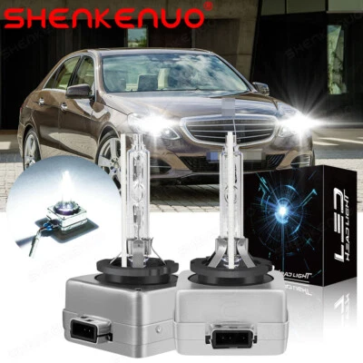 For 2010-2012 Mercedes Benz E350 E400 E550 E63 Xenon HID Headlight Bulb set D1S - Image 1 of 4