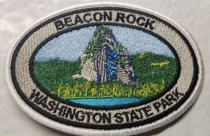 Beacon Rock Washington State Park embroidered Patch approx 2.5x4" - Picture 1 of 2