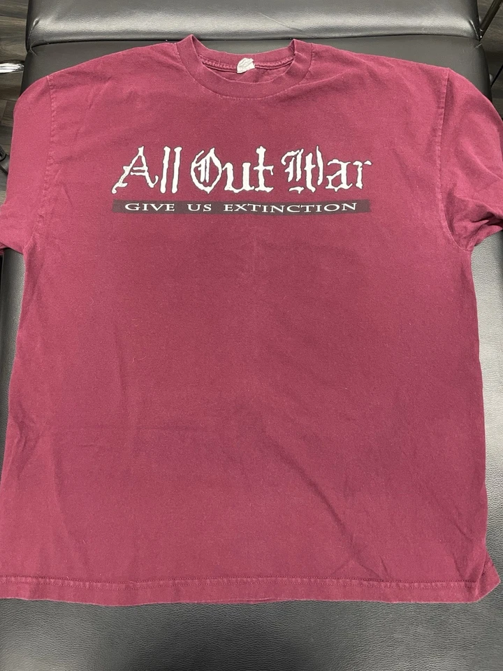All Out War TIHC 2017 XL Alstyle Hardcore Give Us Extinction - Image 1 of 4