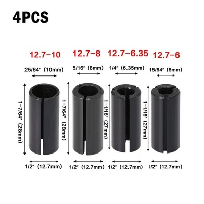 High Quality Route Bit Adapter Collet Chuck High Precision Wear Resistance - Image 1 of 4