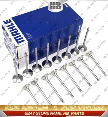 16x OEM Engine Intake Exhaust Valves FOR VW GTI GLI AUDI A3 A4 Q3 Q5 1.8T 2.0T Foto 1 de 4