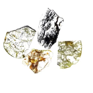 Slice Translucent Mix Green Color 0.99Ct Loose Rough Natural Diamond Lot - Picture 1 of 1