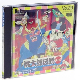 PEACH BOY DENSETSU TURBOT NEC PC-Engine PCE HU-CARD Japan Import Momotaro Comp