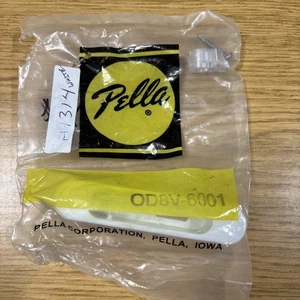 Placa de golpe Pella para puertas de pantalla plana/pantalla corredera - blanca - Imagen 1 de 2