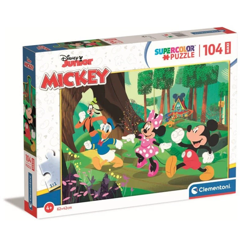 PUZZLE 104 MAXI MICKEY E I SUOI AMICI CLEMENTONI - Immagine 1 di 1