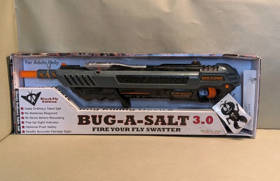 BUG-A-SALT Black Fly 3.0 Pump Salt Shotgun