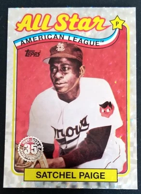 2024 Topps Series 2 Baseball Satchel Paige 89ASB-45 Silver Foil All Star 35th - Image 1 of 3