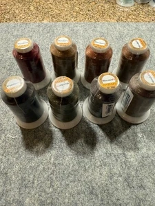 Invisifil machine quilting thread lot, 8 medium cones, 100 wt, BONUS OFFER! - Picture 1 of 2
