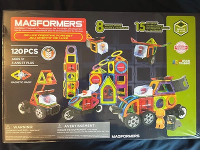 Magformers 120 Piece Deluxe Creative Set - 1552970 - Image 1 of 4