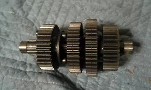 Honda 77 Goldwing 1000 Transmission Main Shaft Layshaft Shift Drum Forks & Shaft - Foto 1 di 9