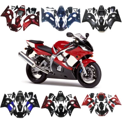 Full Bodywork For Yamaha YZF600 R6 1998 1999 2000 2001 2002 ABS Plastic Fairings - Imagem 1 de 4