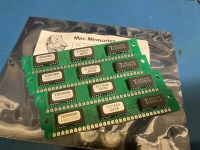 4x 1MB 30-Pin 3-chip Parity 80ns FPM Memory SIMMs 4MB RAM Apple UNIX PC - Image 1 of 3