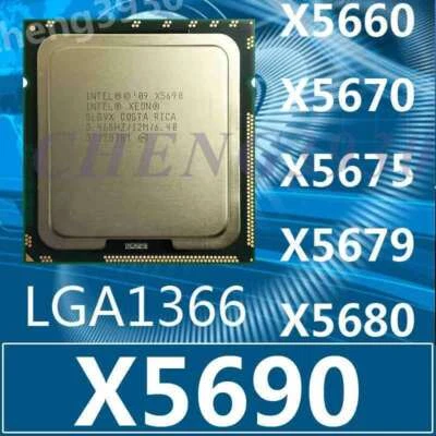 Intel Xeon x5660 x5670 x5679 x5680 x5690 Wholesale LGA 1366 CPU Processor  - Image 1 of 4