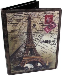 For iPad Pro 9.7 / iPad 9.7 / iPad Air 1-2 Paris Eiffel Tower Retro Case Cover - Afbeelding 1 van 3