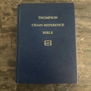 Thompson Chain Reference Bible 1982 72nd Printing KJV Red Letter Edition - Picture 1 of 15