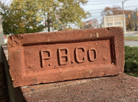 EARLY ANTIQUE HISTORICAL BRICK 1800’S PECK BRICK COMPANY HUDSON VALLEY Cover