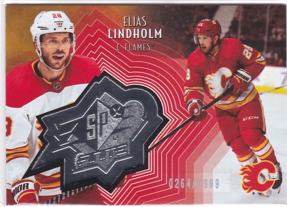 2021-22 Upper Deck Hockey Extended Series SPx Finite Elias Lindholm #SF-7 /2999 - Image 1 of 1