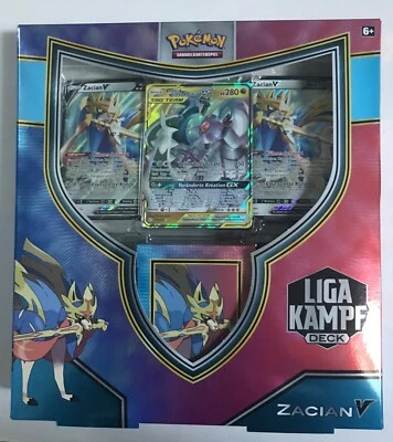 Pokemon Liga-Kampfdeck Zacian V & ADP Deutsch Neu & OVP - Bild 1 von 2