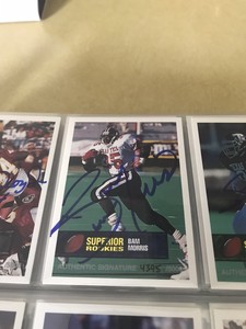 BAM MORRIS 1994 Superior Rookies Autographs #45  Auto /5000 Rookie RC Texas Tech