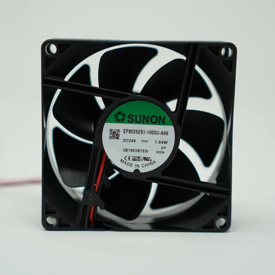 Sunon Lüfter 80x80x25mm EE80252S1-A99 EF80252S1-A99 DC 24V 69.64m3/h - Bild 1 von 1