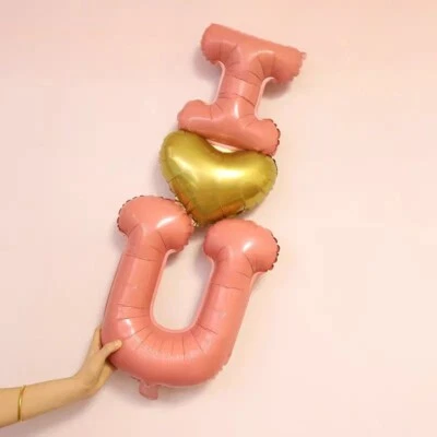 Huge I Love You Balloon Wedding Valentine's Day Anniversary Party Decoration - Image 1 of 4