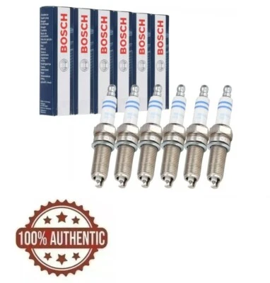 6 Spark Plugs Bosch Double Platinum Set For 2006-2011 MERCEDES-BENZ E350 V6-3.5L Foto 1 de 2