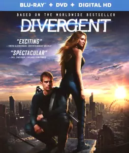 Divergent Blu-ray + DVD (2 DISC) Region 1 USA - FAST FREE POST - Picture 1 of 7