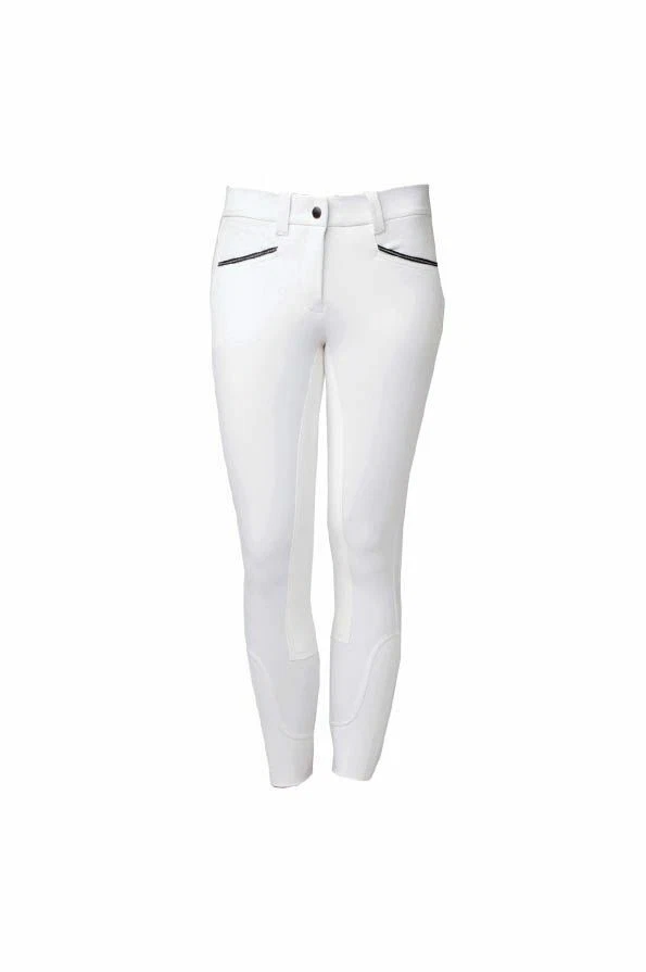 Nalga de asiento completo tejida Horseware para dama UK16 blanca